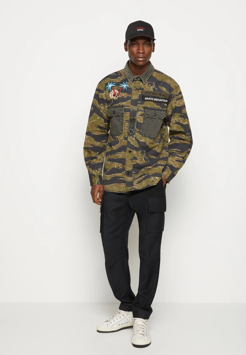 Diesel Hombre S-BUNNELL-CMF - Camisa - Olive 4 Diesel Hombre S-BUNNELL-CMF - Camisa - Olive - Imagen 2