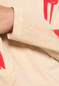 Diesel Hombre JUST - Camiseta De Manga Larga - Light Beige -Ritmo Diesel Tienda 8761596c32d24cb4941103bb3d41db9d