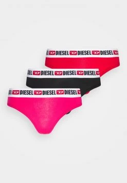 Diesel Mujer UFST-STARS-THREEPACK 3 PACK - Tanga - Red/pink/black