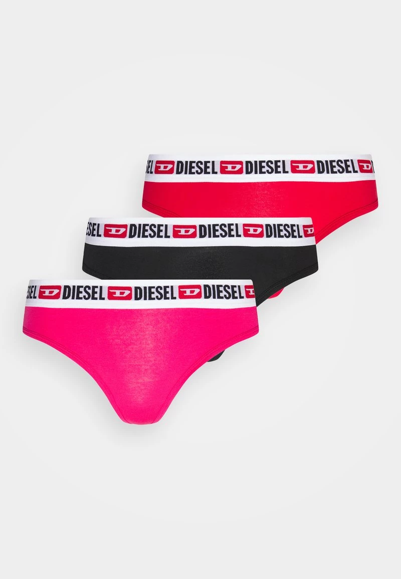 Diesel Mujer UFST-STARS-THREEPACK 3 PACK - Tanga - Red/pink/black 3 Diesel Mujer UFST-STARS-THREEPACK 3 PACK - Tanga - Red/pink/black