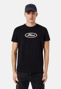 Diesel Hombre DIEGOR - Camiseta Estampada - Noir