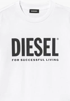 Diesel Unisexo JUST LOGO - Camiseta Estampada - Bianco -Ritmo Diesel Tienda 8df27a1661a2428ea60ce049094968e7