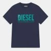 Diesel Unisexo JUST LOGO - Camiseta Estampada - Peacoat