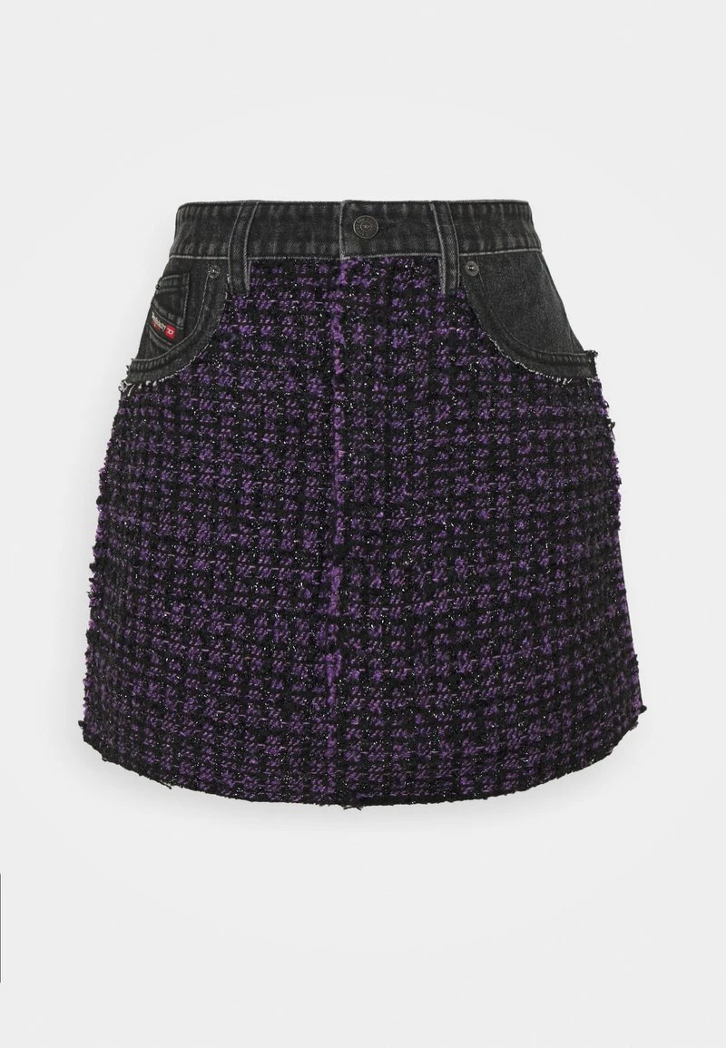 Diesel Mujer O-SAN - Minifalda - Black/purple 3 Diesel Mujer O-SAN - Minifalda - Black/purple