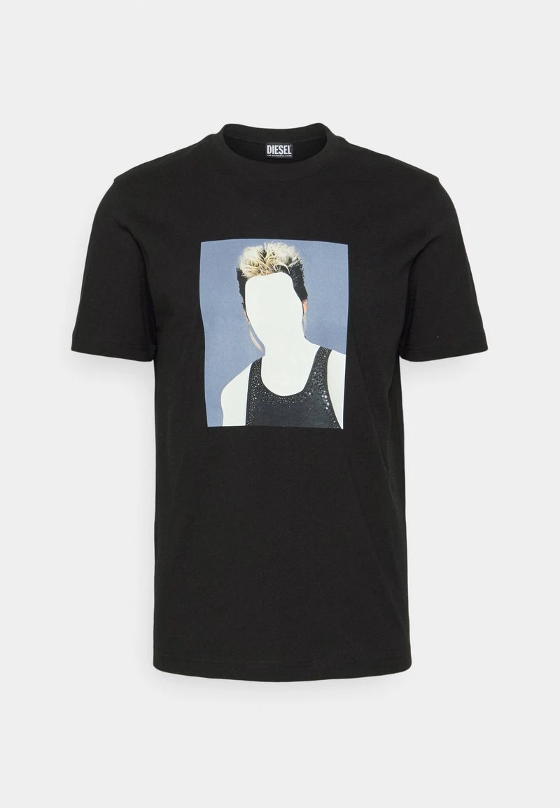 Diesel Hombre JUST - Camiseta Estampada - Black 7 Diesel Hombre JUST - Camiseta Estampada - Black - Imagen 5