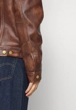 Diesel Hombre LRILEY - Chaqueta De Cuero - Brown -Ritmo Diesel Tienda 9b9a46bc002d41b7ac62fda96428001b