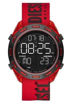 Diesel Hombre CRUSHER - Reloj Digital - Red
