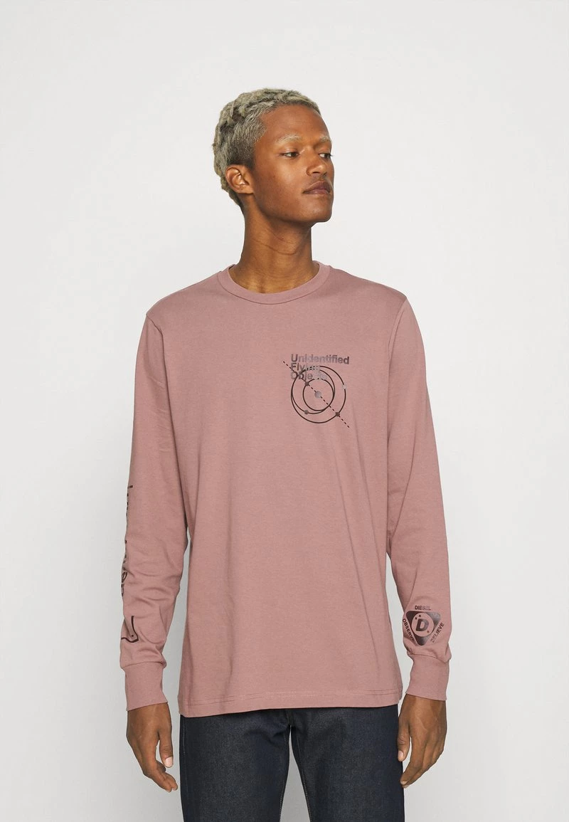 Diesel Unisexo T-JUST-LS-B52 UNISEX - Camiseta Estampada - Aubergine 3 Diesel Unisexo T-JUST-LS-B52 UNISEX - Camiseta Estampada - Aubergine