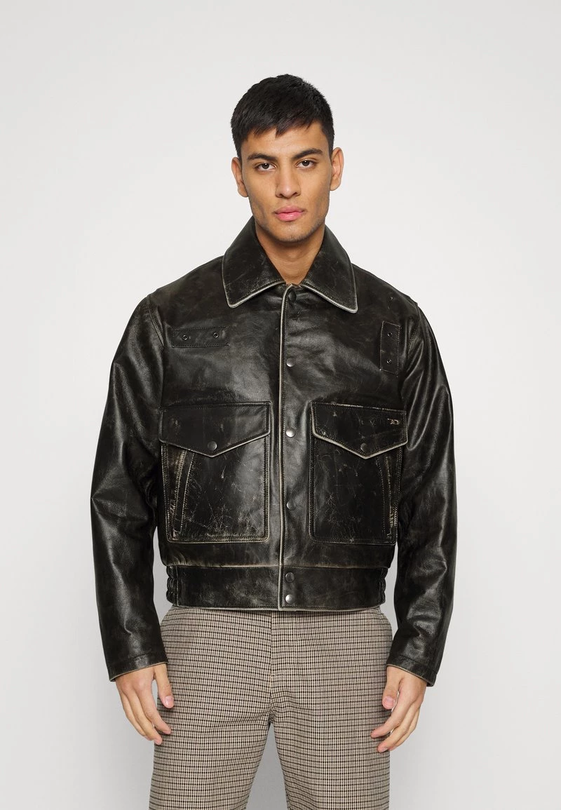 Diesel Hombre L MUDDY - Chaqueta De Cuero - Black 3 Diesel Hombre L MUDDY - Chaqueta De Cuero - Black