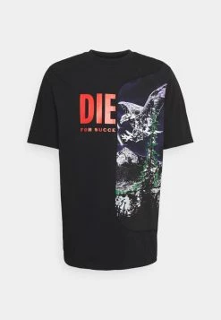 Diesel Unisexo T-BLAST UNISEX - Camiseta Estampada - Black