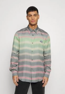 Diesel Hombre TUCKER STRIPE - Camisa - Green