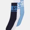 Diesel Unisexo SKM-RAY-THREEPACK 3 PACK - Calcetines - Blue/white -Ritmo Diesel Tienda a38f5f1523b0438ea29e3930569d189e