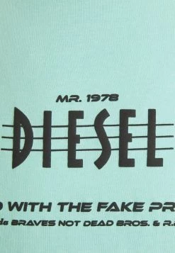 Diesel Hombre Camiseta Estampada - Mint -Ritmo Diesel Tienda a39649503719480fbc4fe1ef739c1368