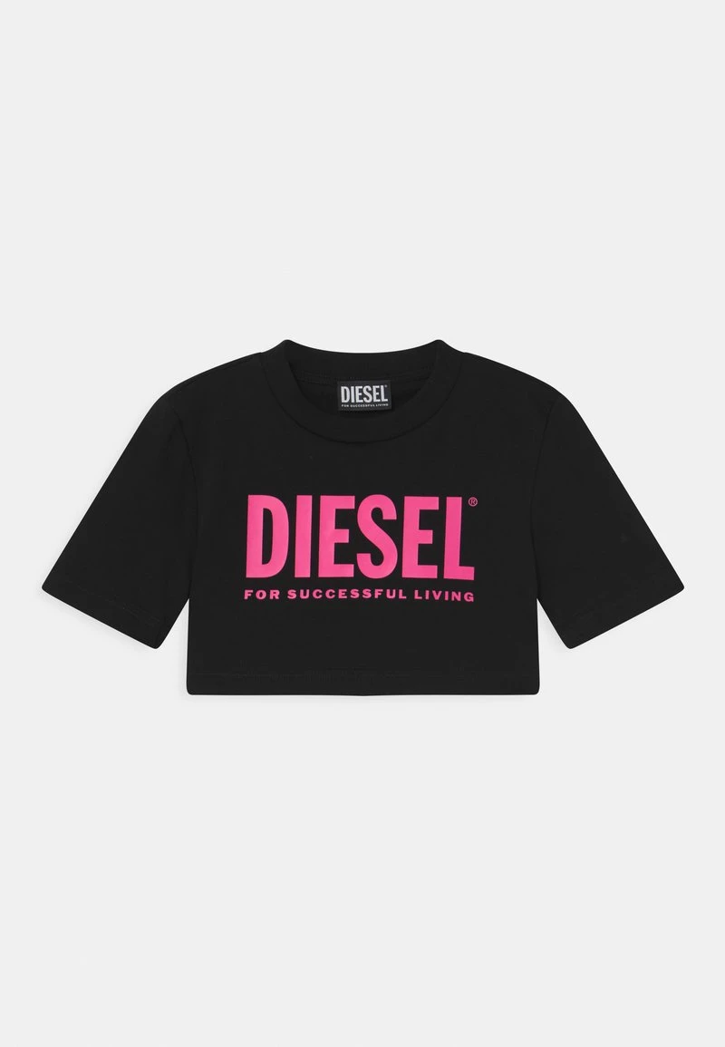 Diesel Niños LOGO CROPPED - Camiseta Estampada - Nero 3 Diesel Niños LOGO CROPPED - Camiseta Estampada - Nero