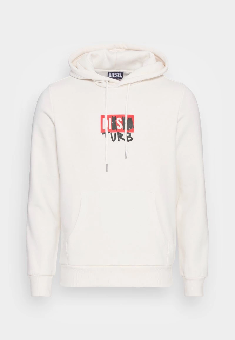 Diesel Hombre GIRK HOOD - Sudadera - Creme 6 Diesel Hombre GIRK HOOD - Sudadera - Creme - Imagen 4