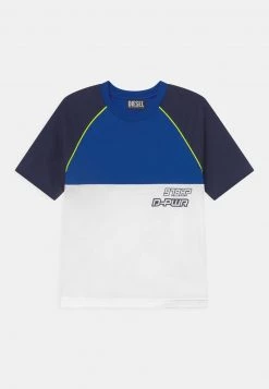 Diesel Niños OVER - Camiseta Estampada - Bianco