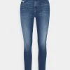 Diesel Mujer D-SLANDY-HIGH - Vaqueros Pitillo - Denim Blue -Ritmo Diesel Tienda b2307e4129d94cc291bdd81f2250396c