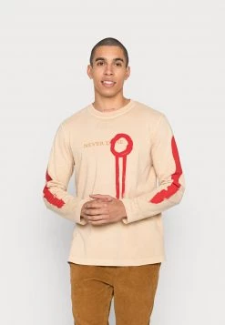 Diesel Hombre JUST - Camiseta De Manga Larga - Light Beige