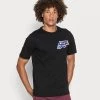 Diesel Hombre Camiseta Estampada - Black