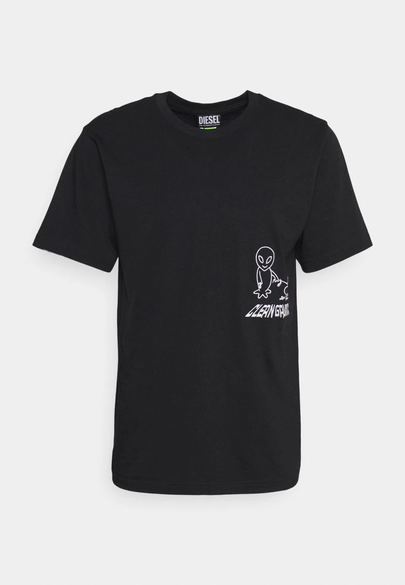 Diesel Hombre TUBOLAR - Camiseta Estampada - Black 6 Diesel Hombre TUBOLAR - Camiseta Estampada - Black - Imagen 4