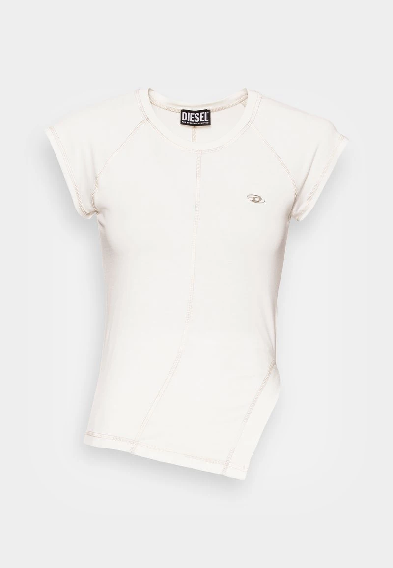 Diesel Mujer T-SKYOVERALL - Camiseta Básica - White 6 Diesel Mujer T-SKYOVERALL - Camiseta Básica - White - Imagen 4