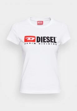 Diesel Mujer Camiseta Estampada - White -Ritmo Diesel Tienda bb88684acd314b4d8b0a6c01d4e3a0d7