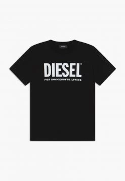 Diesel Unisexo JUST LOGO - Camiseta Estampada - Nero