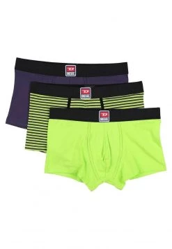 Diesel Hombre 3 PACK BOXER - Culotte - Neon Green/dark Purple