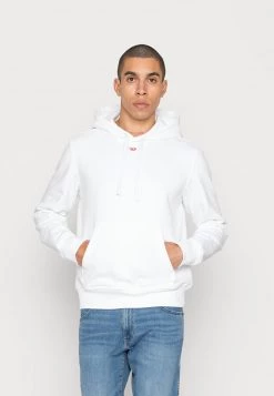 Diesel Hombre GINN HOOD - Jersey Con Capucha - White