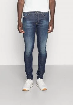 Diesel Hombre SLEENKER - Vaqueros Pitillo - Dark-blue Denim