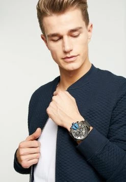 Diesel Hombre MEGA CHIEF - Cronógrafo - Grey/black