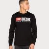 Diesel Hombre T JUST LS DIV - Camiseta De Manga Larga - Black -Ritmo Diesel Tienda c9769610104b4860a62642d952f5fd13