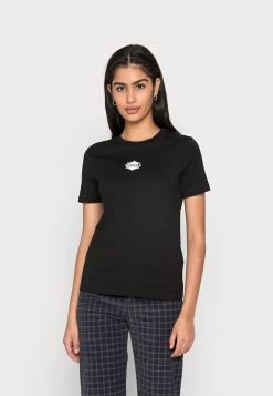 Diesel Mujer T-REG-C25 - Camiseta Básica - Black
