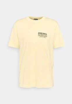 Diesel Hombre T-JUBINDY - Camiseta Estampada - Yellow