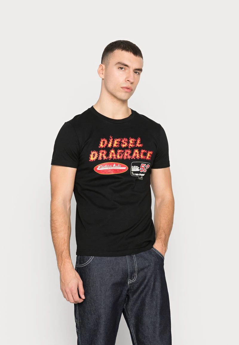 Diesel Hombre DIEGOR - Camiseta Estampada - Black 3 Diesel Hombre DIEGOR - Camiseta Estampada - Black