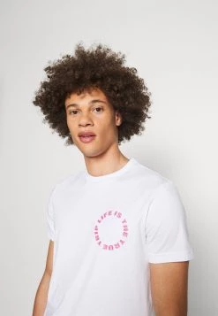 Diesel Hombre T-DIEGOS-B7 - Camiseta Estampada - White -Ritmo Diesel Tienda cb4f79e35e8547a5b30e3e65c16b26f2