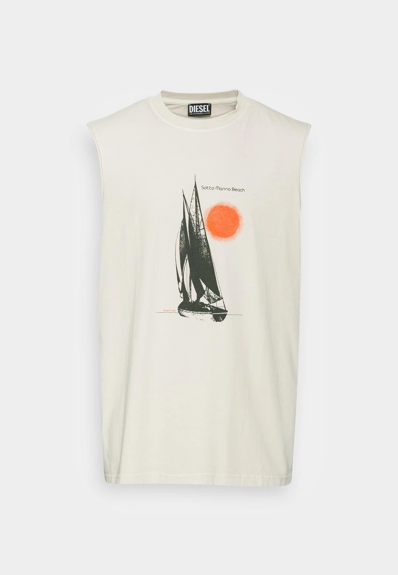 Diesel Hombre BEACH - Camiseta Estampada - White 6 Diesel Hombre BEACH - Camiseta Estampada - White - Imagen 4