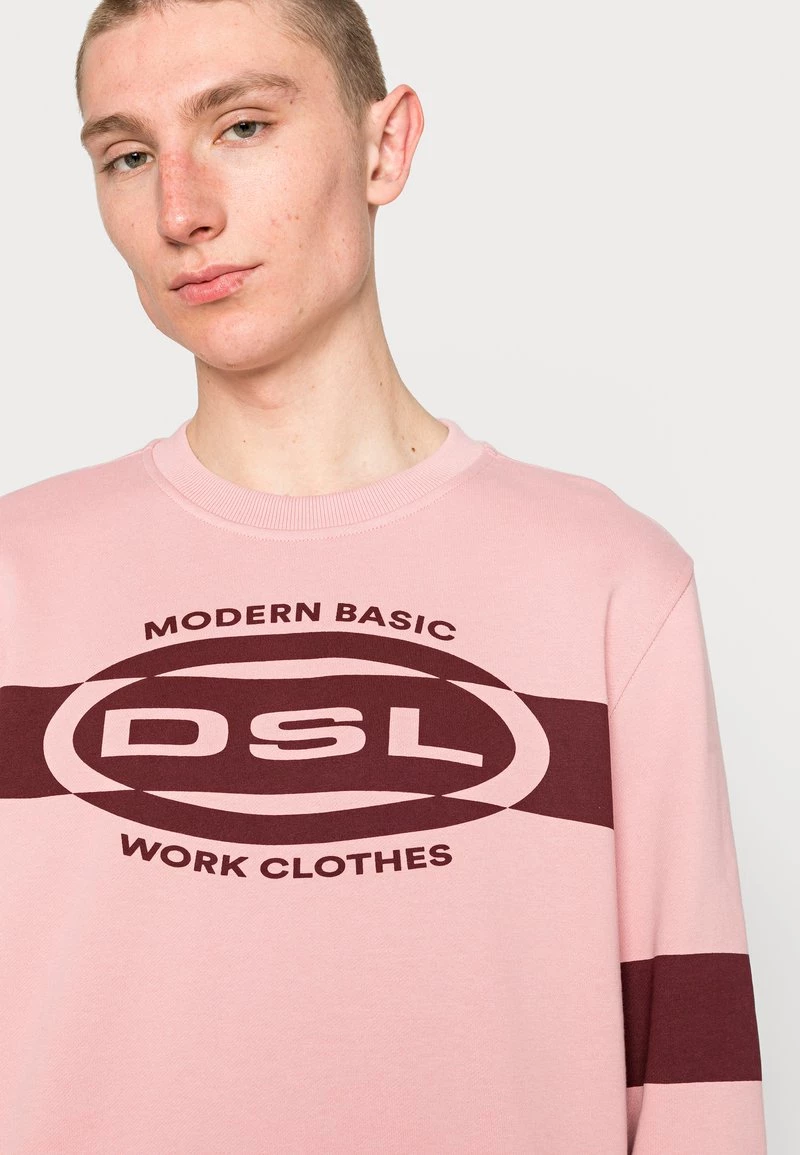 Diesel Hombre GINN - Sudadera - Soft Pink 7 Diesel Hombre GINN - Sudadera - Soft Pink - Imagen 5