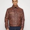 Diesel Hombre LRILEY - Chaqueta De Cuero - Brown -Ritmo Diesel Tienda d0a25fdf4c6a4a5d97658e97a6a4eb6f