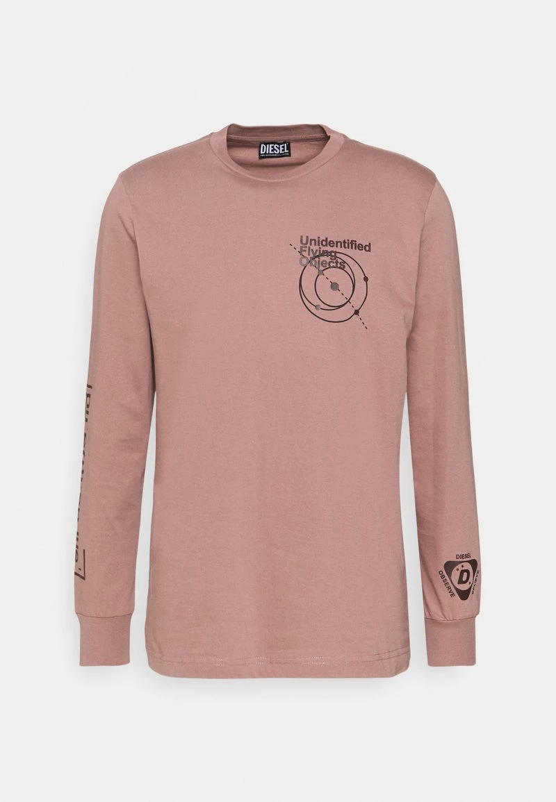 Diesel Unisexo T-JUST-LS-B52 UNISEX - Camiseta Estampada - Aubergine 6 Diesel Unisexo T-JUST-LS-B52 UNISEX - Camiseta Estampada - Aubergine - Imagen 4