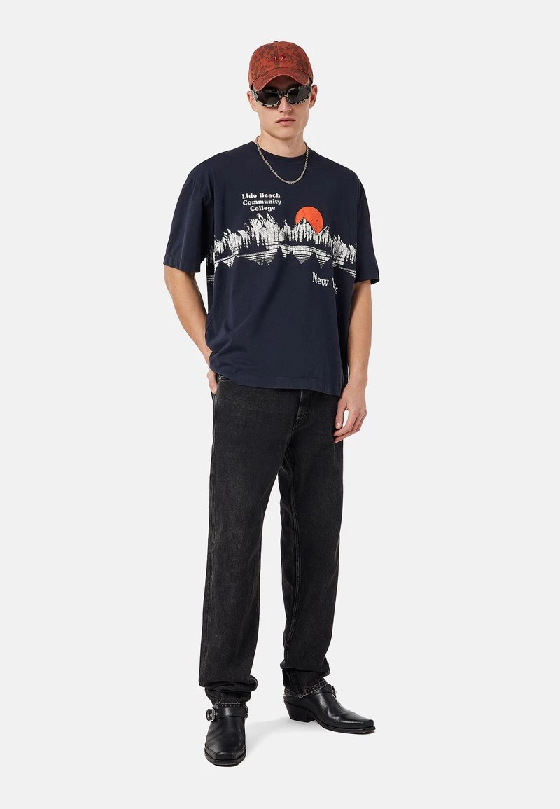 Diesel Hombre T-WASH - Camiseta Estampada - Dark Blue 4 Diesel Hombre T-WASH - Camiseta Estampada - Dark Blue - Imagen 2