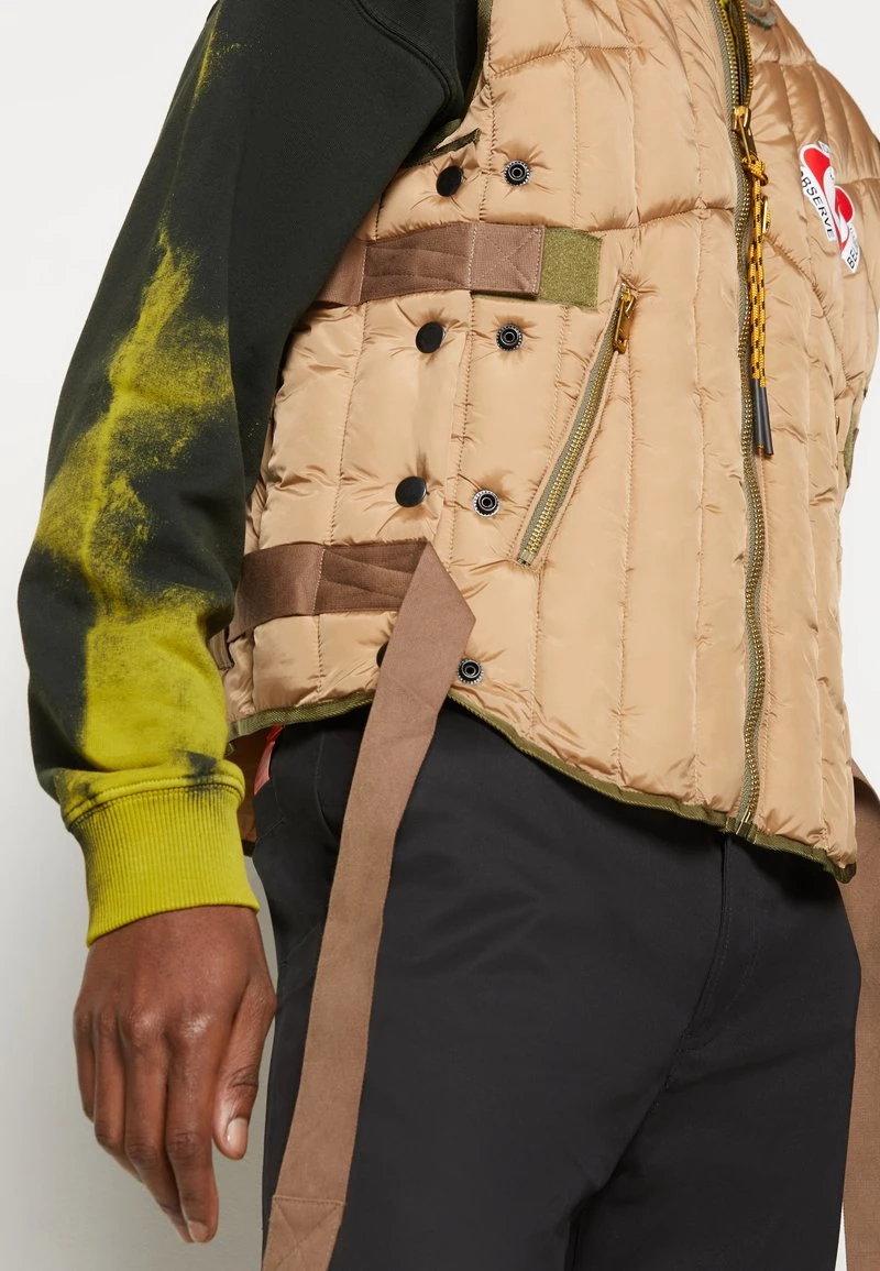 Diesel Hombre J-HAWLEY - Chaleco - Beige 8 Diesel Hombre J-HAWLEY - Chaleco - Beige - Imagen 6