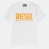 Diesel Unisexo JUST LOGO - Camiseta Estampada - White -Ritmo Diesel Tienda d81bf41491f746a1bfbdb4e64eed951a