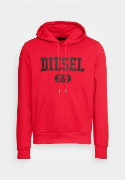 Diesel Hombre S-GINN-HOOD-K25 - Jersey Con Capucha - Red -Ritmo Diesel Tienda d8b8fb7bc2b6496a91f66b9d3256a35a