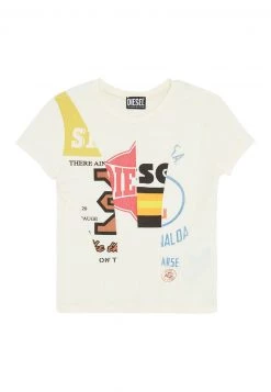 Diesel Mujer T CUTIE - Camiseta Estampada - White -Ritmo Diesel Tienda db37294cd1a14910b6231a8de032c189