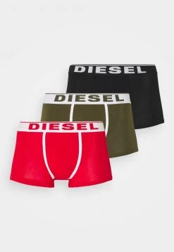 Diesel Hombre DAMIEN 3 PACK - Culotte - Red/green/black -Ritmo Diesel Tienda db4171bb47f54d0f84bda426adc6b3a6