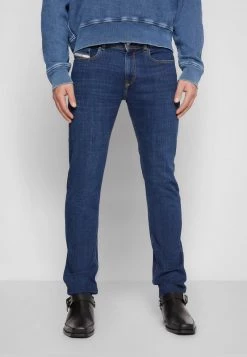 Diesel Hombre LIBRARY SLEENKER - Vaqueros Slim Fit - Dark Blue