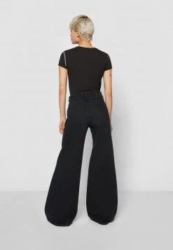 Mujer 1978 DIESEL LIBRARY - Vaqueros A Campana - Black Dark Grey -Ritmo Diesel Tienda e4d28610e0e140b58f17aad29366b2c4