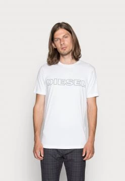 Diesel Hombre UMLT-JAKE - Camiseta Estampada - White