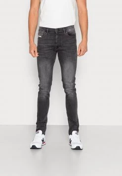 Diesel Hombre D-LUSTER - Vaqueros Slim Fit - Grey Denim/black Denim/grey